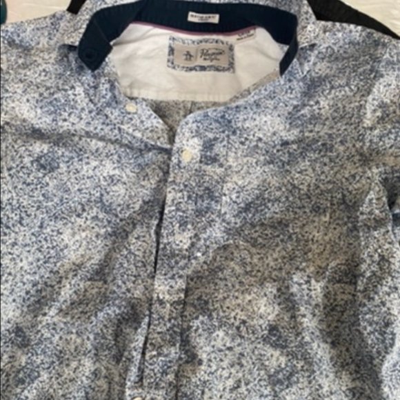 original penguin slim button up shirt - Picture 4 of 4
